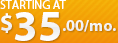 Starting At $24.95 per Month