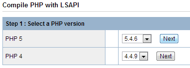 Compile PHP 5.4.6