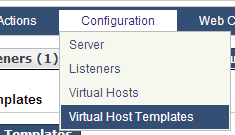LiteSpeed Virtual Host Templates